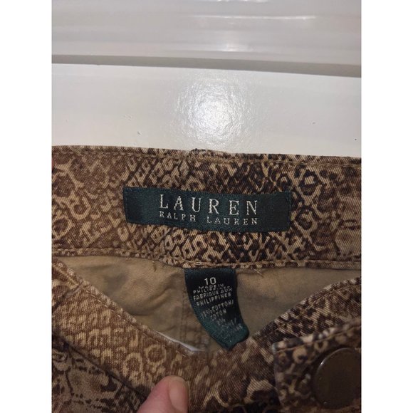 Lauren Ralph Lauren Snake Skin Print Pants - Picture 3 of 5